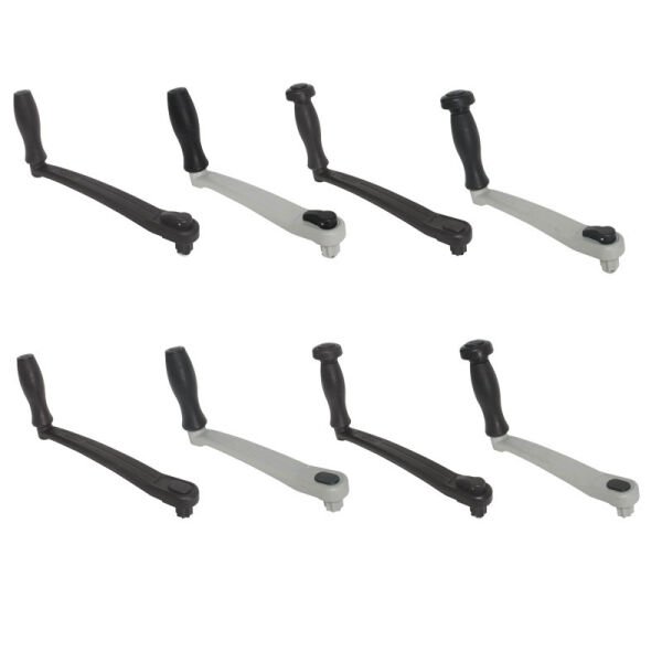 ALÜMİNYUM VİNÇ KOLU- KİLİTLİ, HIZLI TUTAMAKLI - 25