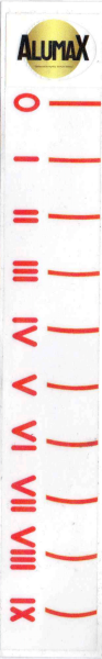 ALUMAX Bumba Ölçü Bantı Kırmızı 293-1