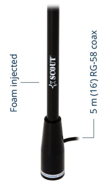 KS-22 VHF Fiberglas Anten 1,5 m