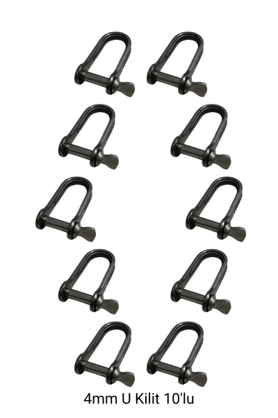 Kilit 4mm Paslanmaz 316 Krom