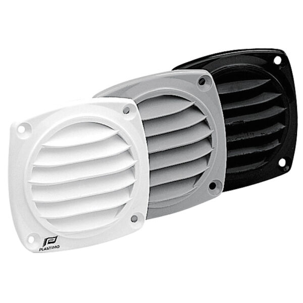 Ventilation Shaft Grilles Cover, 82x82mm, Black