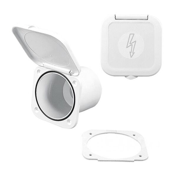 Akü Şalter Kutusu, Su Geçirmez Kapaklı, Beyaz