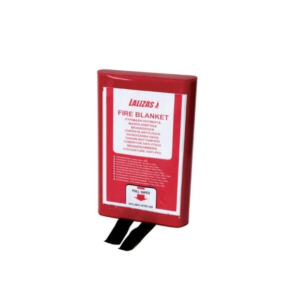 Yangın Battaniyesi (Fire Blanket) 100X100Cm İn A Case Pvc