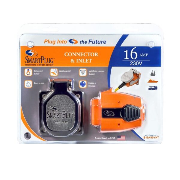 SmartPlug Fiş ve Paslanmaz Sahil Besleme Prizi 16A