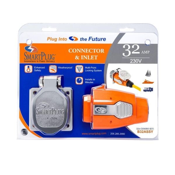 SmartPlug Fiş ve Paslanmaz Sahil Besleme Prizi 32A
