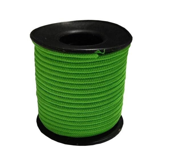 2,4 mm Fosforlu Yeşil 15 m Top İp / Köşe ipi / tepe ipi 1537