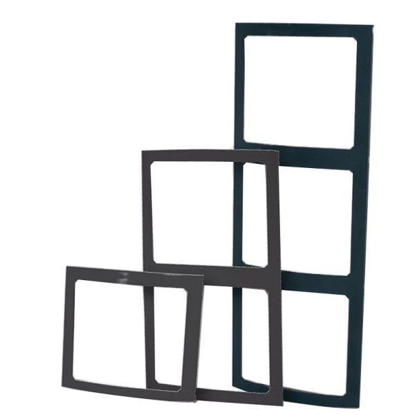 Kontrol Paneli Çerçevesi, Tekli,  L 9.5Cm W 10Cm, Siyah