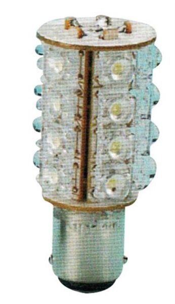 Led ampul 20ledli 24v/100a 2.4w çapraz tip