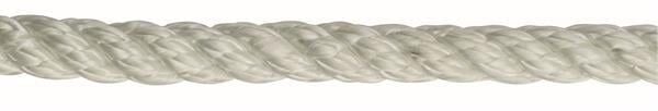 Polyester örgü halat, beyaz, 20mm