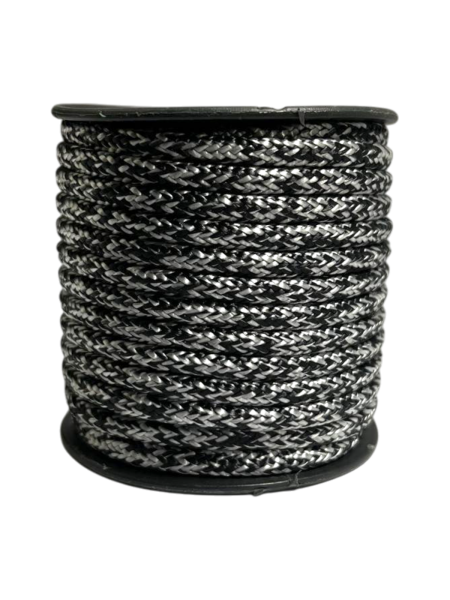 4mm Siyah Beyaz Dyneema İp 8mt 1553