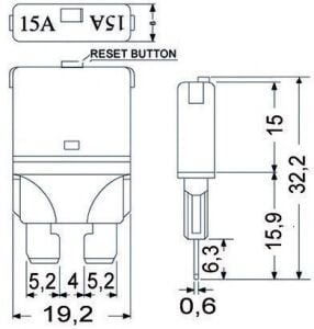 Resetlenebilir ATO/ATC tip sigorta