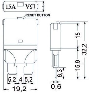Resetlenebilir ATO/ATC tip sigorta