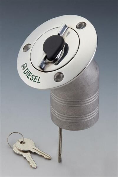 Dolum Ağzı Paslanmaz Çelik, 38mm, 30°açılı, mazot