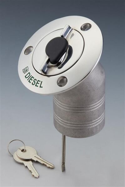 Dolum Ağzı Paslanmaz Çelik, 50mm, 30°açılı, benzin