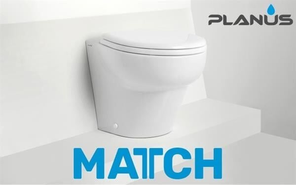 Match Cut 24V Beyaz Kısa Taş Thr. Kitli Tuvalet