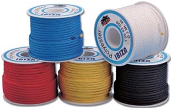 Trem polyester örgü halat BEYAZ 3MTX20MT