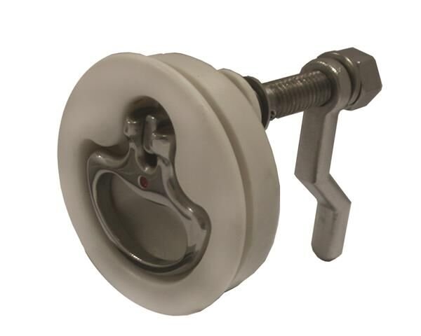 Gömme kulp, plastik. Beyaz 64mm