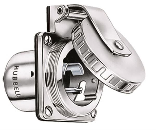 HUBBELL PASLANMAZ ÇELİK PRİZ 50A/250V