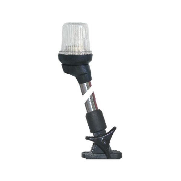 Direkli Silyon Feneri Katlanır 23cm,316SS - Siyah