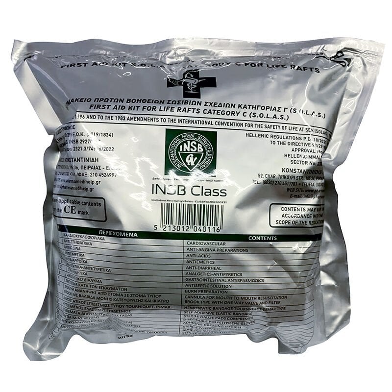 İLK YARDIM ÇANTASI, SOLAS C KATEGORİ, Cansalları için