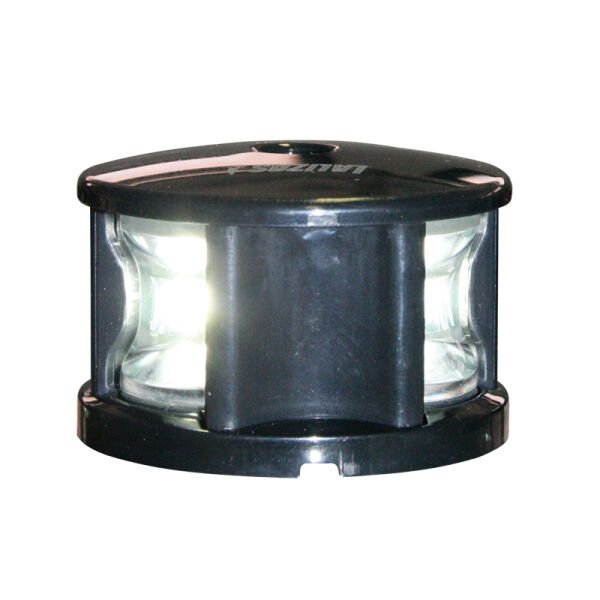FOS LED 12&20 ÇAPA FENERİ, alttan monte, 360° siyah