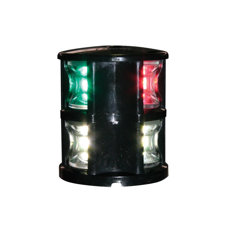 FOS LED 12 Üç Renk&Çapa Feneri, Siyah