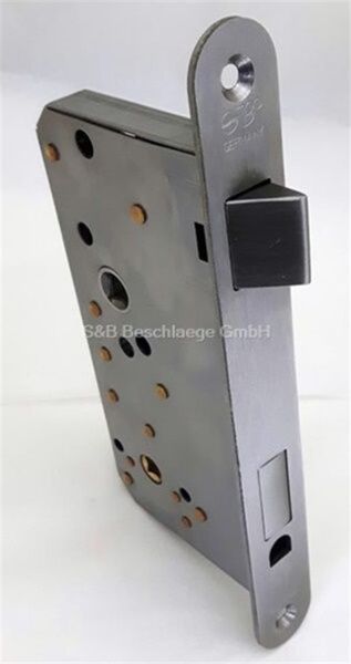 Polisajlı paslanmaz çelik tuvalet kapısı kilidi, sağ