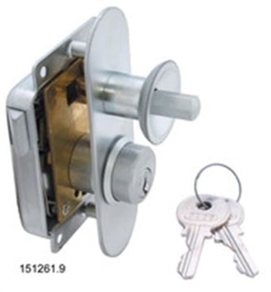 BASMALI KİLİT ANAHTARLI 55X78 MM SAĞ