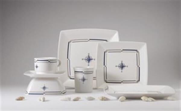 Quadrato Compass Yemek Tabağı