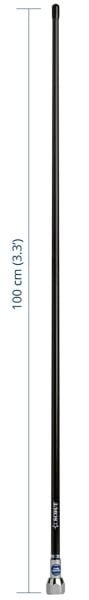 Scout Quick 1 Vhf Anteni Fiberglass 1 Metre Siyah