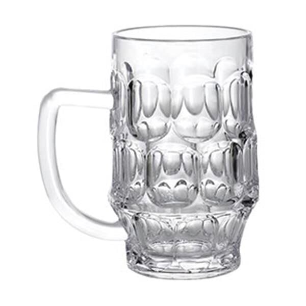 Bira bardağı, kulplu, 500 cl, polikarbonat. 2set