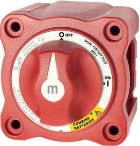 Blue Sea Systems M-Serisi Dual Circuit Plus akü şalteri