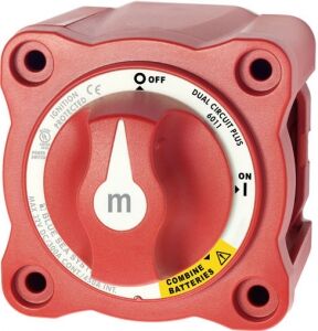 Blue Sea Systems M-Serisi Dual Circuit Plus akü şalteri