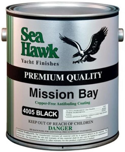 SeaHawk Mission Bay Yumuşak Zehirli Boya 3.78 L Beyaz